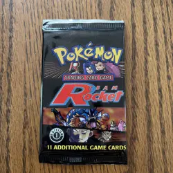 Pokemon TCG Team Rocket 1st Edition SEALED Booster Pack 11 Cards English - Image 1