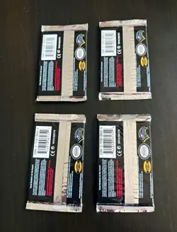 Pokemon TCG Team Rocket Booster Packs x4 Sealed 11 Cards Potential Heavy Packs - Image 1