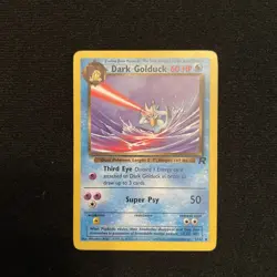 Pokemon TCG Dark Golduck 37/82 Team Rocket Unlimited WOTC 2000 LP - Image 1