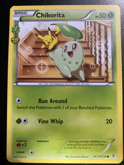 Chikorita RC1/RC32 NM / M - XY Generations Radiant Collection Pokemon Card - Image 1