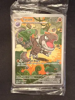 Pokemon TCG Tyrunt 070 Perfect Order Pokemon Center Stamped ETB Promo - Image 1