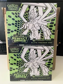 Pokemon Perfect Order - Pokemon Center Elite Trainer Box ETB New & Sealed X2 - Image 1