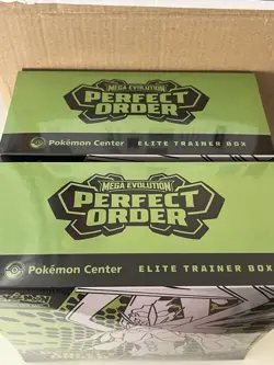 Pokemon Perfect Order - Pokemon Center Elite Trainer Box ETB New & Sealed X2 - Image 5