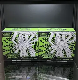 Pokemon Perfect Order Pokemon Center Exclusive Elite Trainer Box ETB SEALED x 2 - Image 1