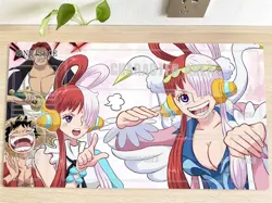 O-P Table Playmat Uta CCG OPCG TCG Trading Card Game Mat Mouse Pad Free Bag - Image 1