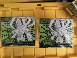 2x Pokemon center Perfect Order ETB sealed with acrylic box - Image 1