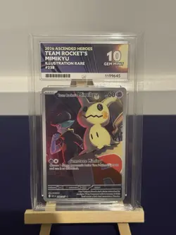 Pokemon TCG - Ascended Heroes - Team Rocket's Mimikyu 238/217 Ace 10 GEM MINT - Image 1