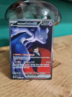 Pokemon TCG: Team Rocket's Mewtwo ex 281/217 - ME Ascended Heroes SIR - NM - Image 1