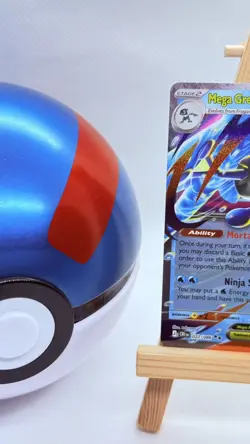 Pokemon TCG Mega Greninja Ex 22/86 Chaos Rising Double Rare Near Mint - Image 3
