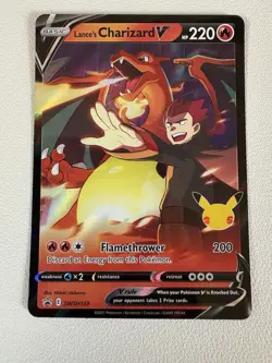 Pokemon TCG Lance's Charizard V SWSH133 Sword & Shield Promo Near Mint - Image 1