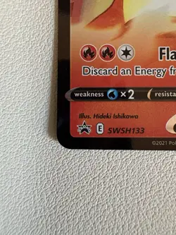 Pokemon TCG Lance's Charizard V SWSH133 Sword & Shield Promo Near Mint - Image 3