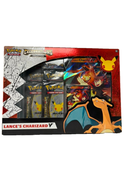 Pokemon TCG Celebrations Collection Lance's Charizard V Box 820650101625 - Image 1