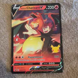 Pokemon TCG Lance's Charizard V Full Art Holo Promo SWSH133 EN 220 HP - Image 1