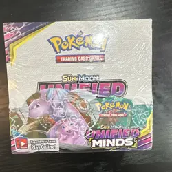 Pokemon TCG Sun & Moon Unified Minds Booster Box 360 Cards English 2019 - Image 1