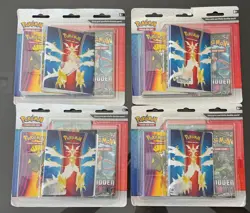 1 - Pokemon TCG Sun & Moon FORBIDDEN LIGHT Mini Portfolio 2 Booster Packs Sealed - Image 2