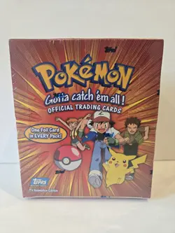 Topps Pokemon Cards Series 1 Factory Sealed Booster Box 36 Packs New - Image 1