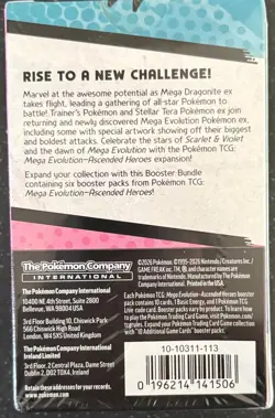 Pokemon TCG Mega Evolution Ascended Heroes Booster Bundle 6 Packs Sealed - Image 2