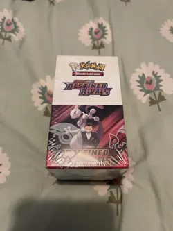 Pokemon TCG Destined Rivals Half Booster Box 18 Packs Sealed Pokemon - Image 1