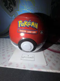 🔥 Pokemon TCG PokeBall Tin - Poke Ball H24 - Sealed New 3 Booster Packs & Coin - Image 1