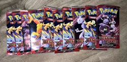 X10 Pokemon Destined Rivals Booster Packs English 100 Total Cards NEW SEALED - Image 1