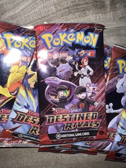 X10 Pokemon Destined Rivals Booster Packs English 100 Total Cards NEW SEALED - Image 3