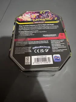 Pokemon TCG Mega Moonlit Tin Mega Gengar ex 4 Booster Packs Brand New Sealed - Image 2