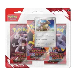 Pokemon TCG Destined Rivals 3-Pack Blister New And Sealed - Image 1