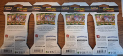 4 Sleeved Booster Pack Lot Pokemon EVOLVING SKIES 3 Art Works Factory Sealed - Image 2
