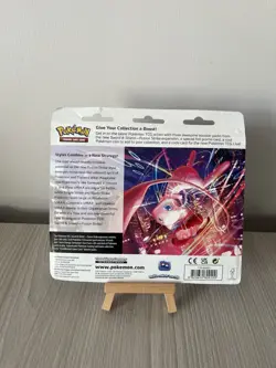 Pokemon TCG Fusion Strike 3 Pack Blister Eevee Promo Card New & Sealed - Image 2