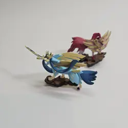 Shiny Zacian & Zamazenta Figure Lot Crown Zenith Premium Collection Pokemon New - Image 1