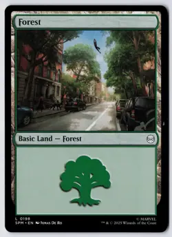 Marvel's Spiderman Full Art and Basic Lands - MTG SPM - Image 3