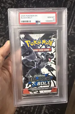 PSA 10 Gem Mint BLACK BOLT Sealed Booster Pack 2025 Pokemon Cards Zekrom Artwork - Image 1