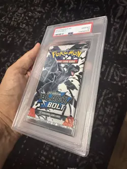 PSA 10 Gem Mint BLACK BOLT Sealed Booster Pack 2025 Pokemon Cards Zekrom Artwork - Image 4