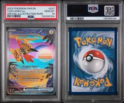 2023 POKEMON PAR EN-PARADOX RIFT #247 TAPU KOKO EX SIR PSA 10 GEM MINT - Image 3