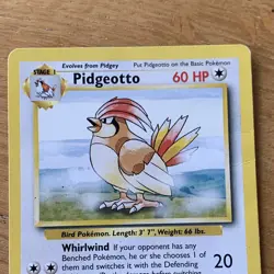 Wizards of the Coast Pokemon TCG Base Set Pidgeotto Uncommon 022/102 60 HP - Image 3