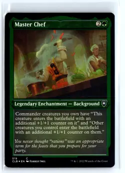 FOIL Master Chef 519 Baldur's Gate Common - MTG Magic the Gathering Card - Image 1