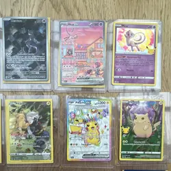 Pokemon TCG Collection rare Holo/Full Art Lot + two binders and Ultra PRO holder - Image 2