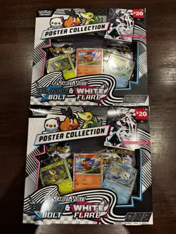 🌟🔥Lot Of 2 Pokemon Black Bolt And White Flare Poster Collections🔥🌟 - Image 1