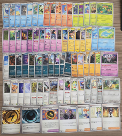 Pokemon TCG - Pitch Black Standard Set. Common, Uncommon And Rares (74 Tot.) - Image 1