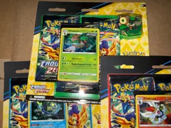 Pokemon TCG Crown Zenith Pin Collection Booster Blister Lot - Set of 3 - Sealed - Image 3