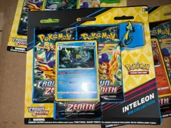 Pokemon TCG Crown Zenith Pin Collection Booster Blister Lot - Set of 3 - Sealed - Image 4