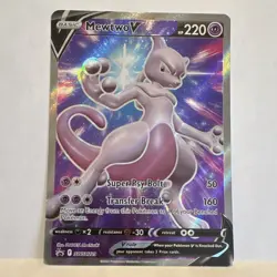 The Pokemon Company Pokemon TCG Mewtwo V SWSH229 Promo Holo Eng 2022 220HP - Image 1