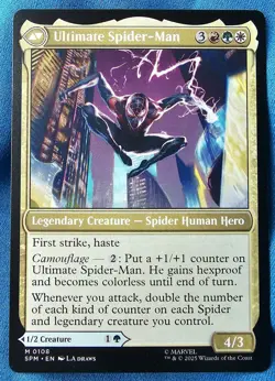 MTG Marvel's Spiderman Ultimate Spider-Man/Miles Morales Mythic Regular Single - Image 1