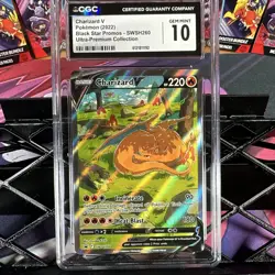 The Pokemon Company Pokemon TCG Charizard V SWSH260 Holo EN 2022 CGC 10 - Image 1