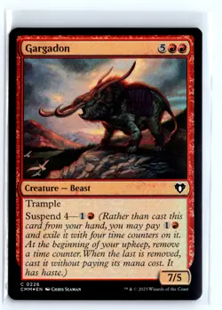 FOIL Gargadon Commander Masters Common - MTG Magic the Gathering Card - Image 1
