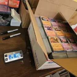 29 Pound (6500 Cards) of English Pokemon Bulk, No Trainer/ Energy/ Code Cards - Image 1