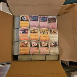 29 Pound (6500 Cards) of English Pokemon Bulk, No Trainer/ Energy/ Code Cards - Image 2