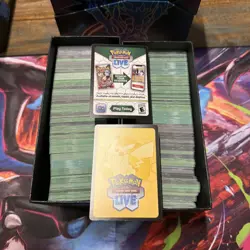 Pokemon Tcg Live Code Cards Bulk Lot 1200 Mixed UNUSED - Image 1