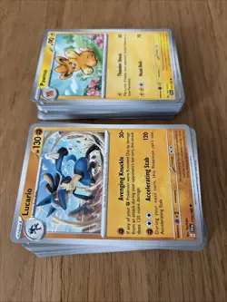 Pokemon TCG Scarlet and Violet Base Set Bulk 97 Cards Common and Uncommon - Image 1