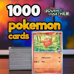 1000 Journey Together Pokemon Cards - Bulk Lot Pack - Image 1